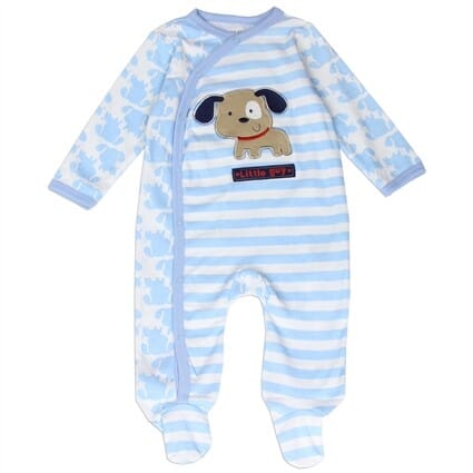 6-9 Months Romper Christmas Baby Gift Baby Red//Grey Striped Hat /& Footed Coverall Set