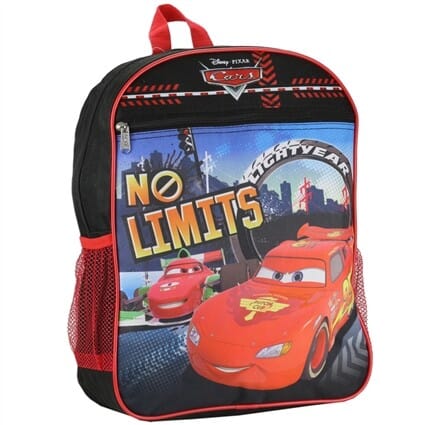 Disney Cars Lightning McQueen No Limits Boys School Backpack