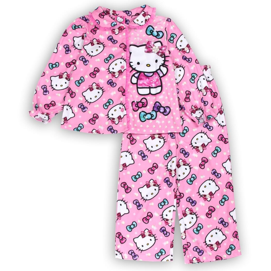 Hello Kitty Pink Toddler 2 Piece Pajama Set