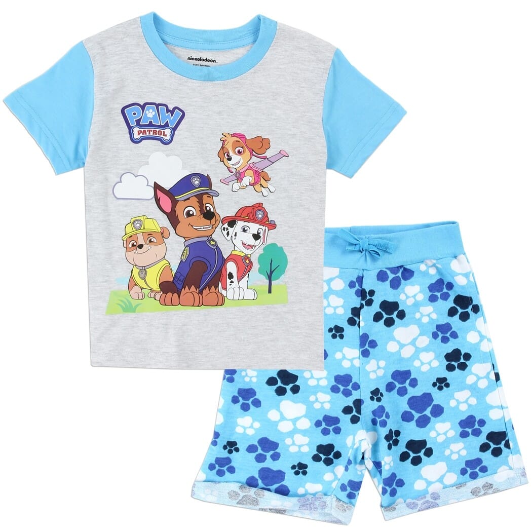 Paw Patrol Boys Top Pups Two-Piece Short Set Size 2T 3T 4T 4 5 6 7