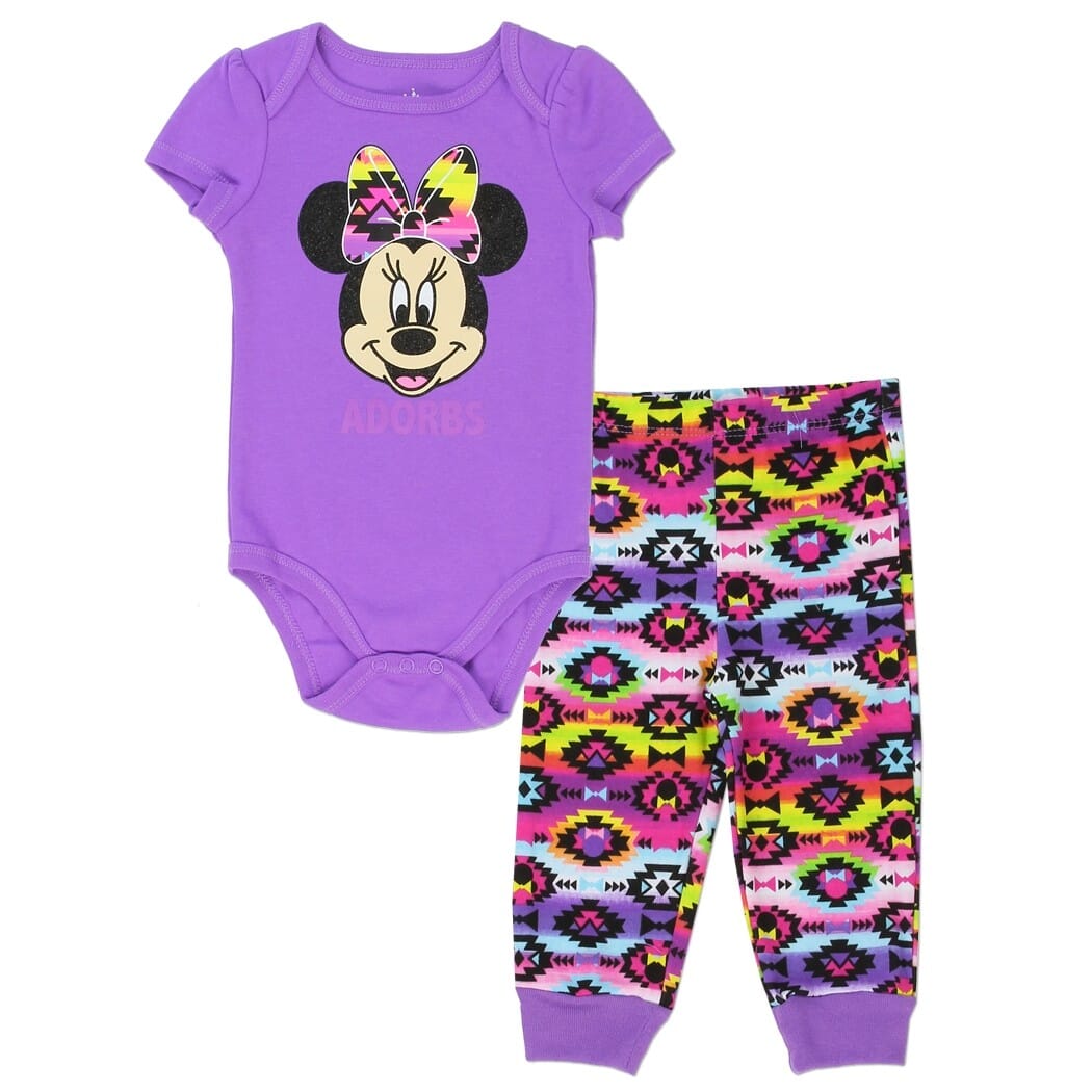 Minnie Mouse Onesie And Pants Set Minnie Mouse Pants Set