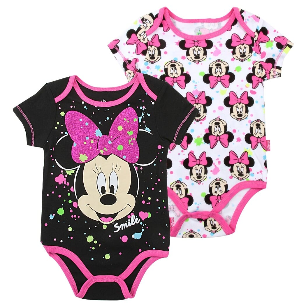 Disney Minnie Mouse 2 Piece Onesie Set Minnie Mouse Baby Clothes