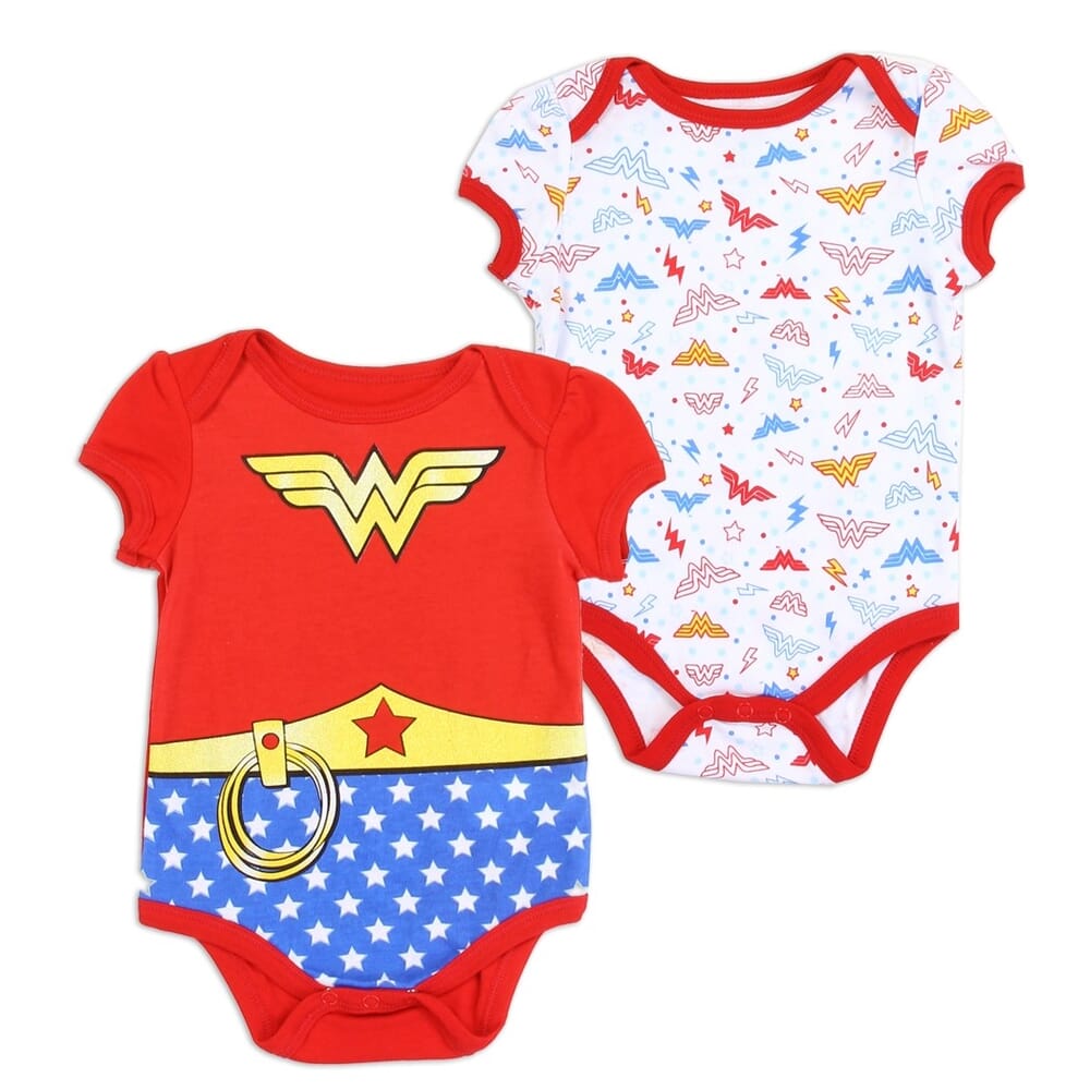 Wonder Woman 2 Pack Onesie Set Wonder Woman Baby Clothes