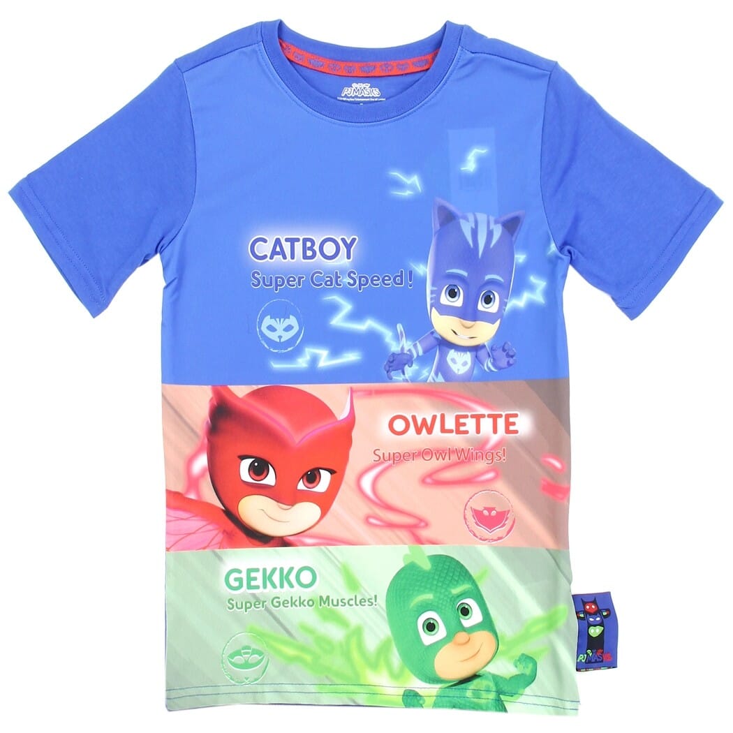 Pack of 2Boys Catboy PJ Masks Pyjamas and Gekko PJs 2 Pack Owlette
